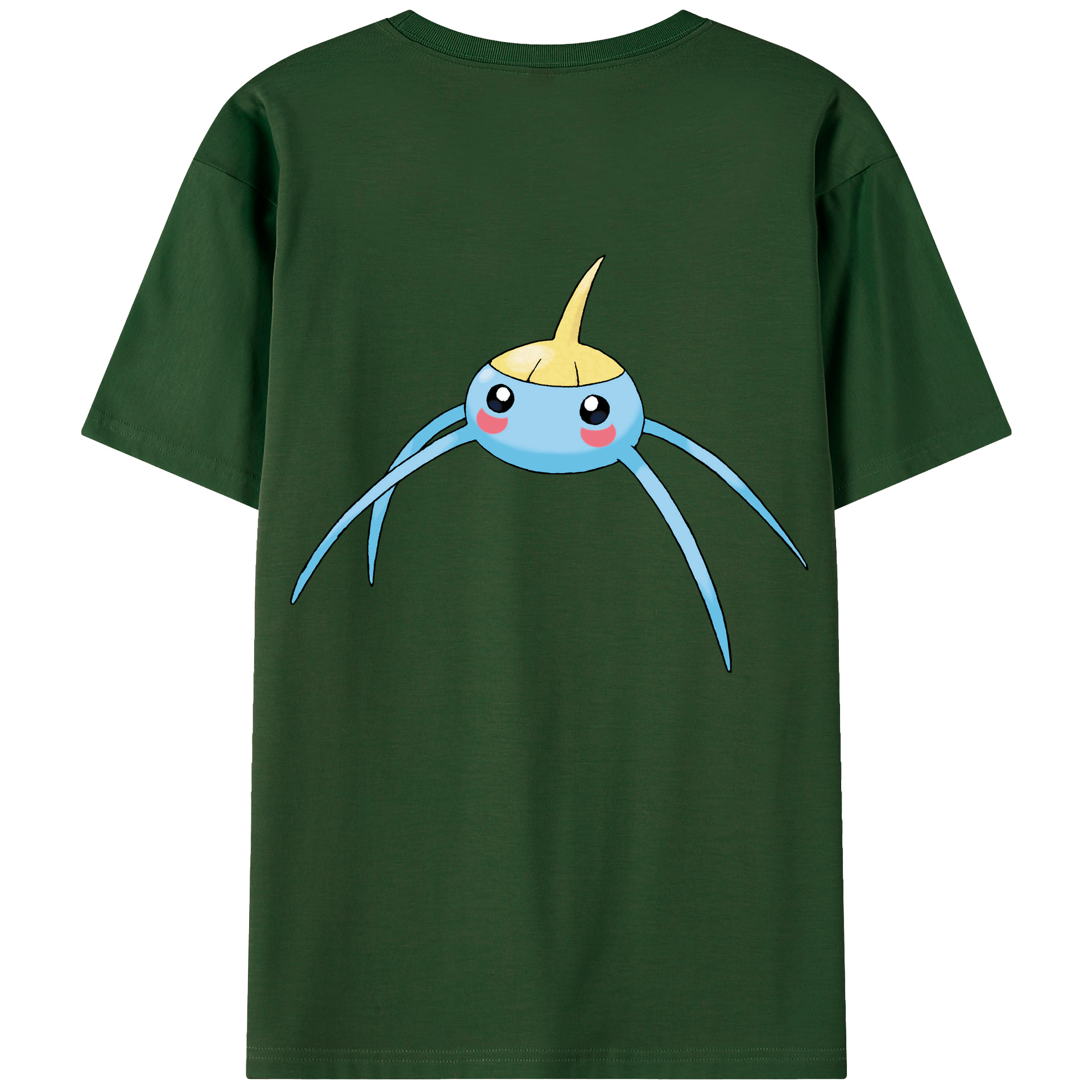 （画像用） ポケットモンスター Pokémon 綿100％半袖Tシャツ（背面プリント）